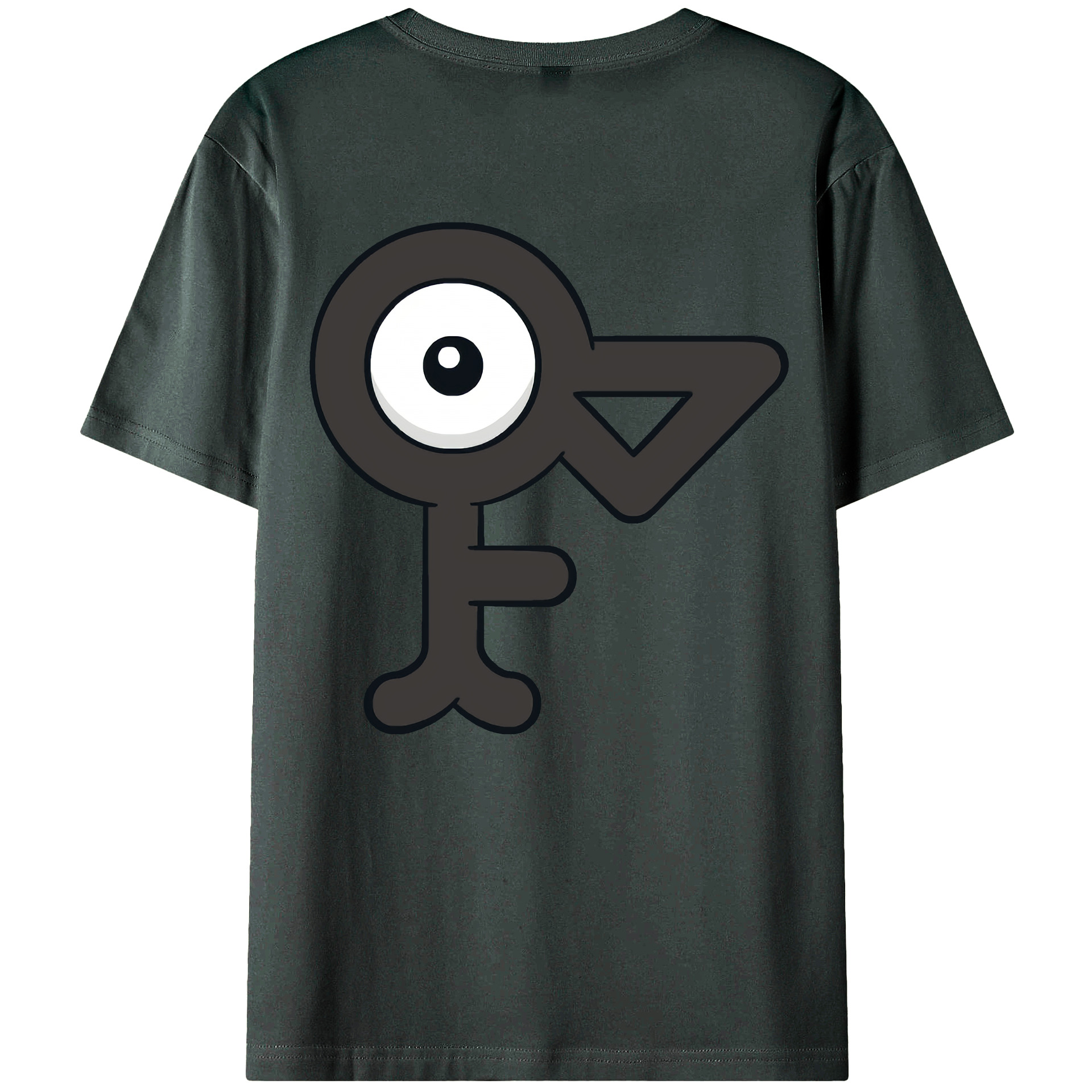 （画像用） ポケットモンスター Pokémon 綿100％ メンズ半袖Tシャツ（バックプリント） 通気性